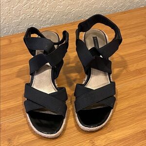 Bandolino Black Espadrille Sandals